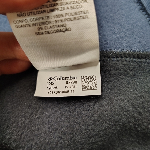 Columbia Men's Fleece ½ Zip Pocket Winter Sweater, XL, grey. - Picture 15 of 16